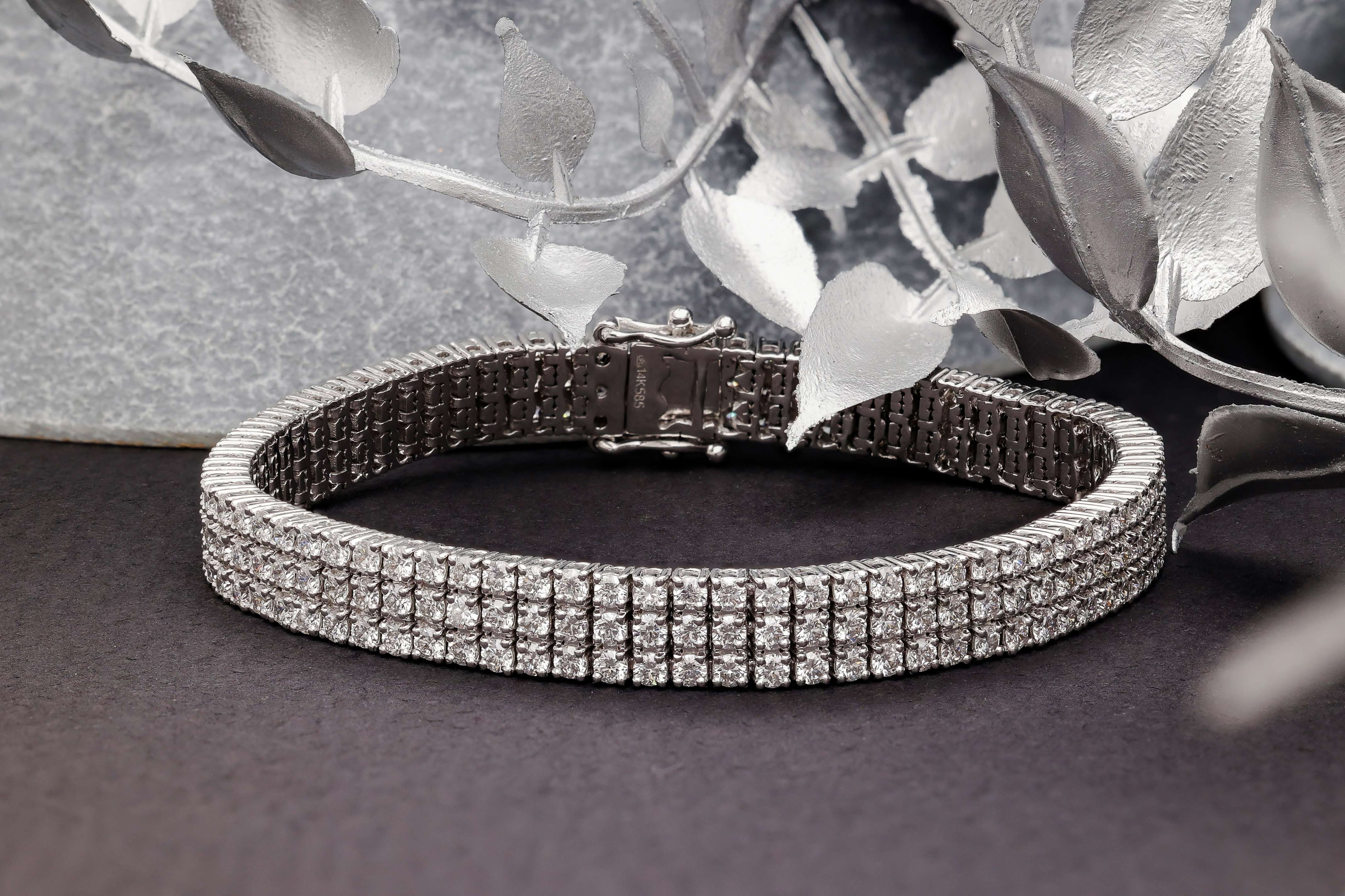  Diamond Pave Statement Bracelet Diamond Jewellery