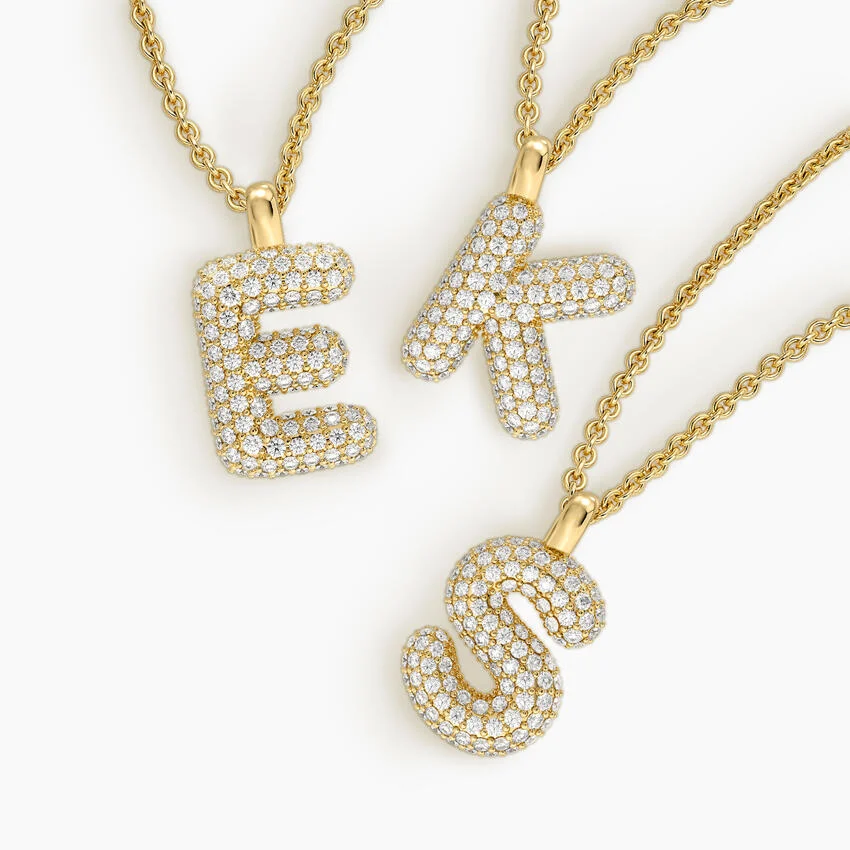 Signature Bubble Alphabet Diamond Jewellery