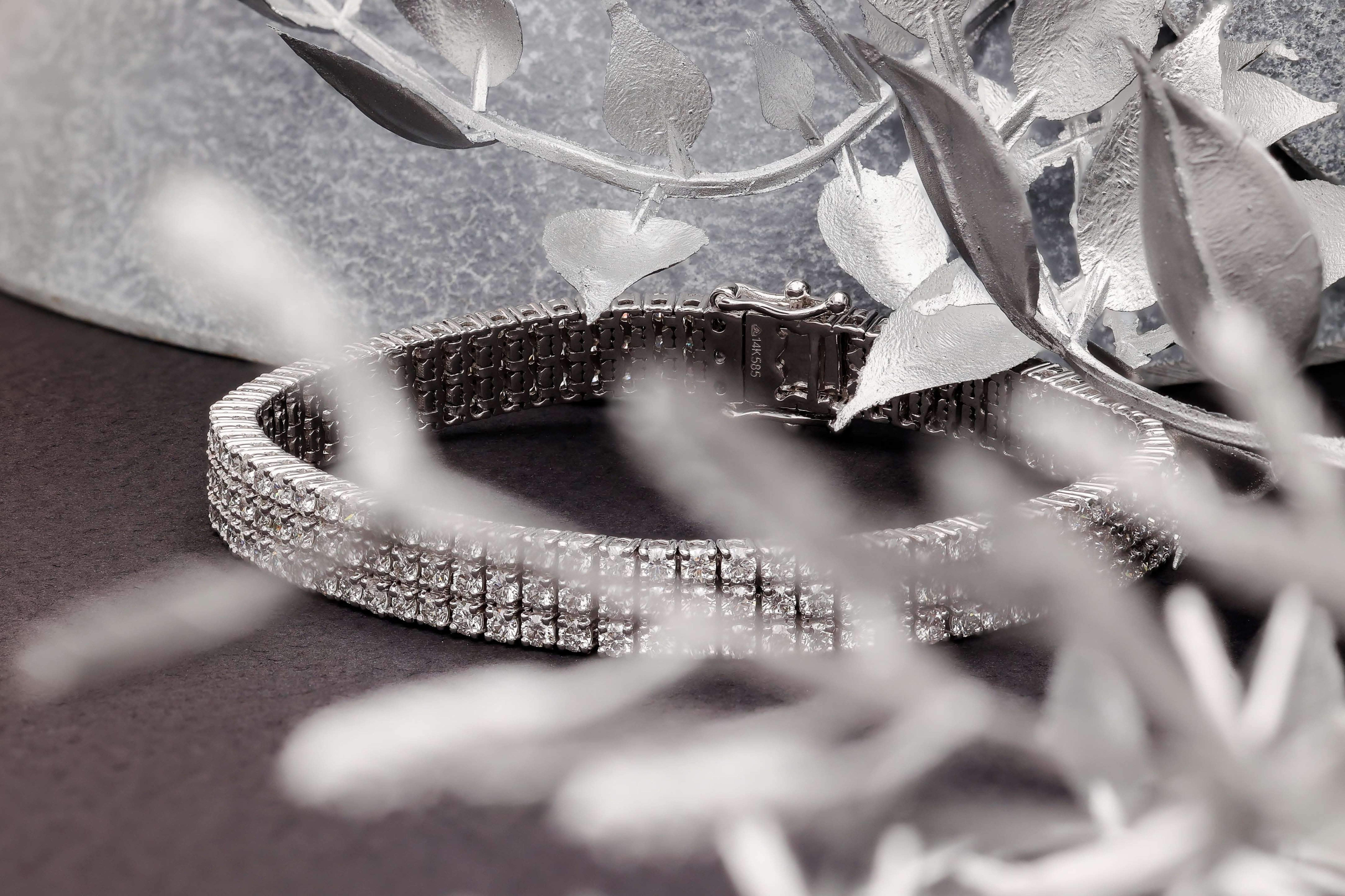  Diamond Pave Statement Bracelet Diamond Jewellery