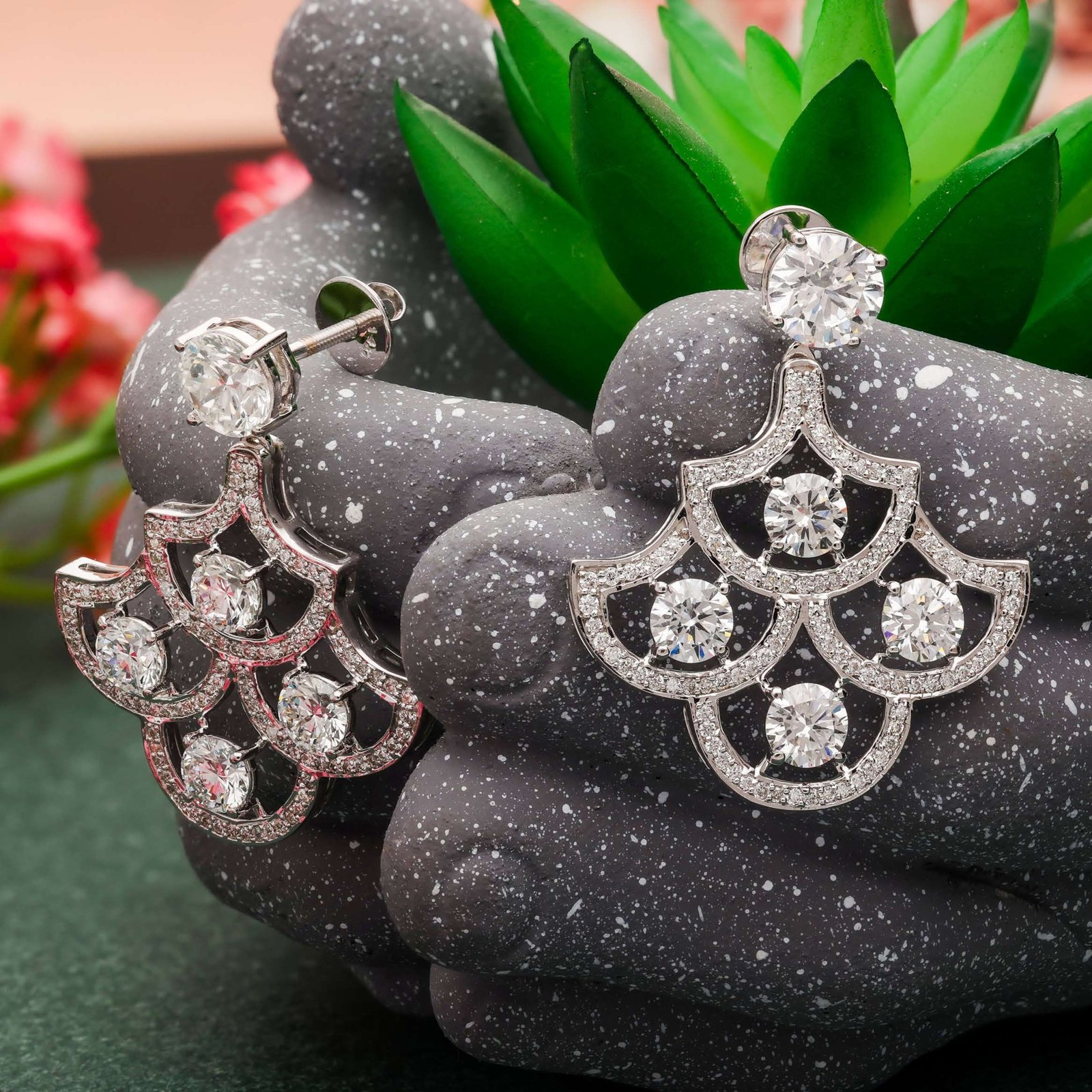 The little Chandelier Earrings Diamond Jewellery