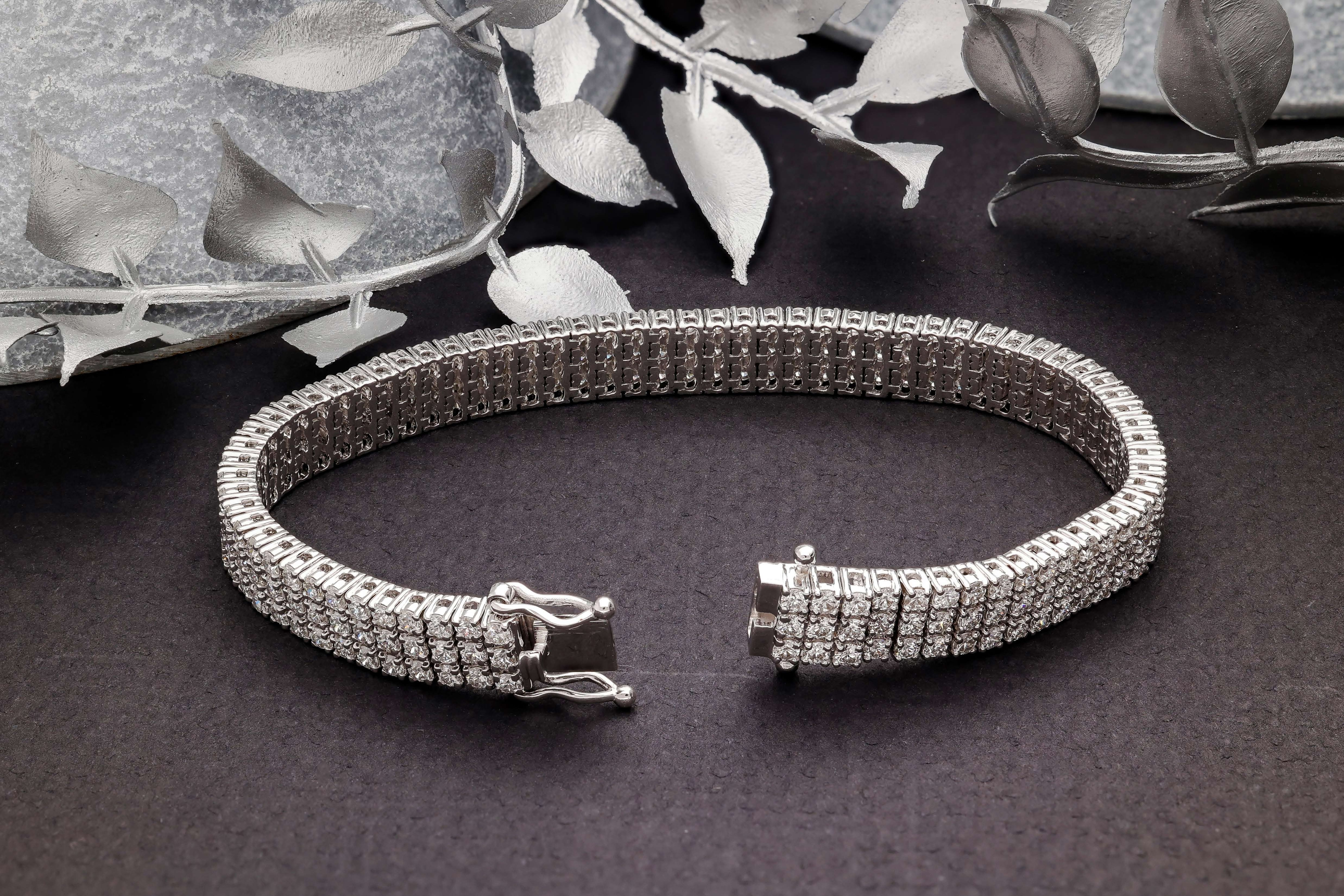  Diamond Pave Statement Bracelet Diamond Jewellery